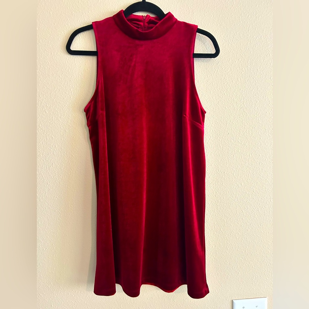 Red Velvet Dress